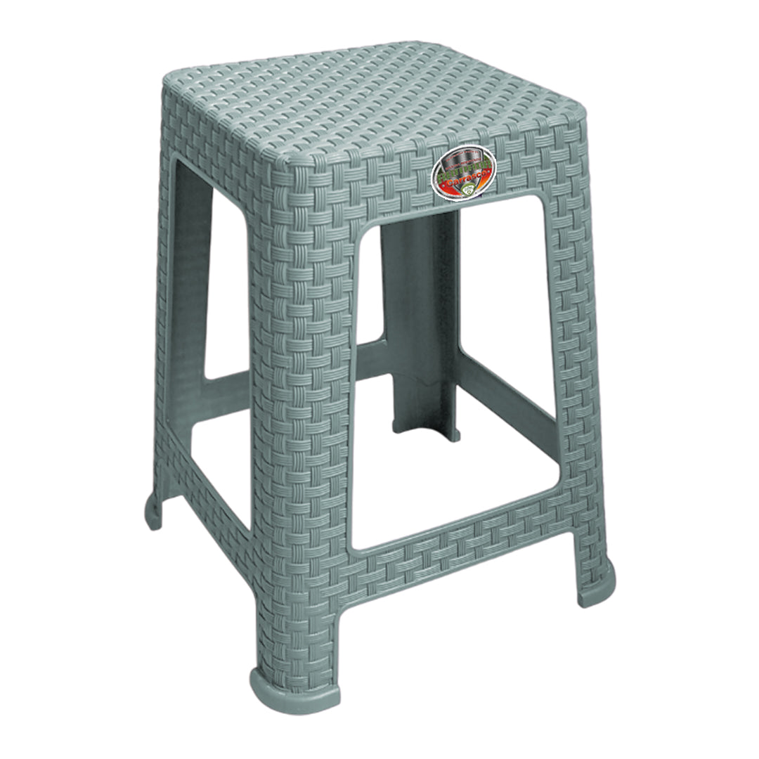 Square Rattan Stool - Economical
