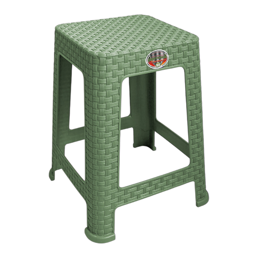 Square Rattan Stool - Economical