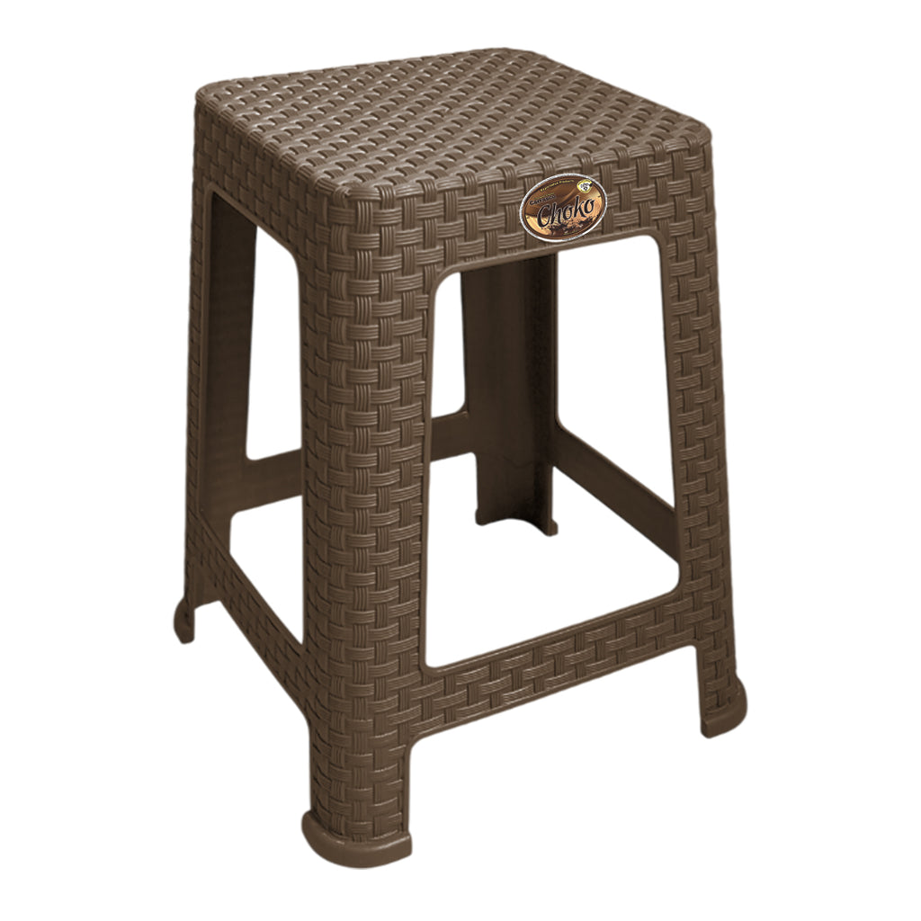 Square Rattan Stool - Economical